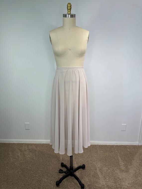 Circle Simple Taupe Circle Skirt
