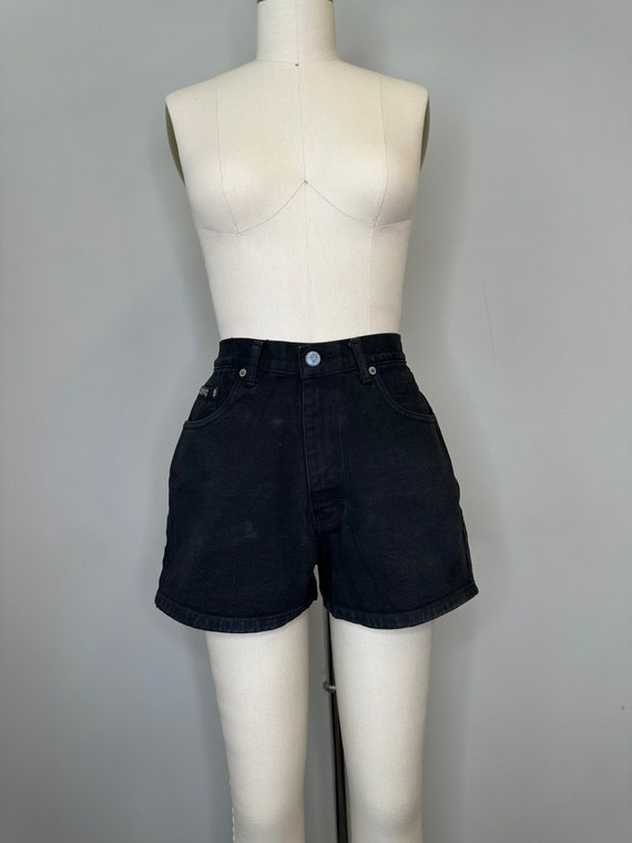 Vintage Calvin Klein Black Denim Shorts