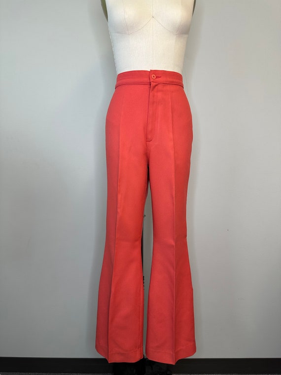 Red Orange 70’s Trousers