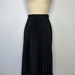 Gonna plissettata nera vintage