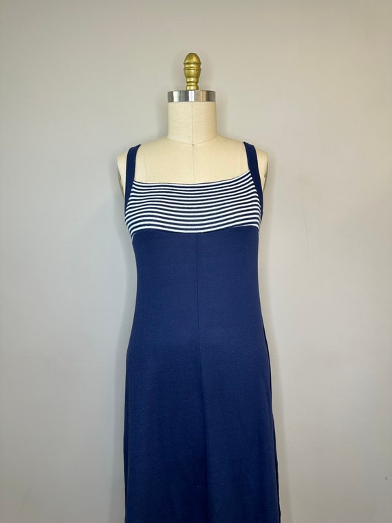 Navy & White Tennis Dress - image 2