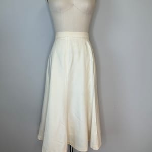 Cream Trumpet Skirt