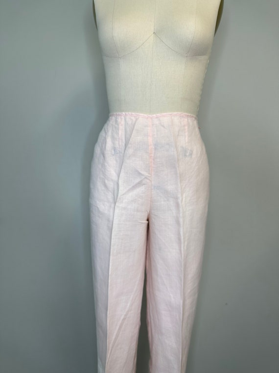 Liena-Dark Pink Panama Trouser Dk-Pink
