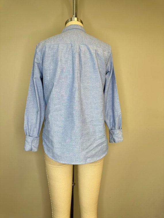 Gap Chambray Button Down Top - image 3