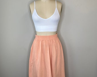 Salmon Skirt With Pockets