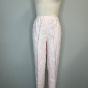 Light Pink Linen Trousers