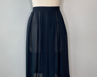 Sheer Pleated Skirt - Etsy Sheer Pleated Skirt - Etsy