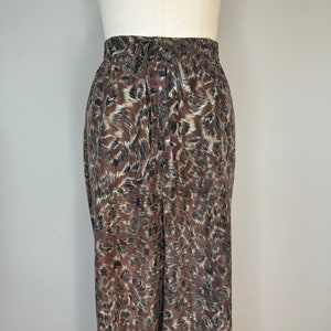Cheetah Silk Trousers