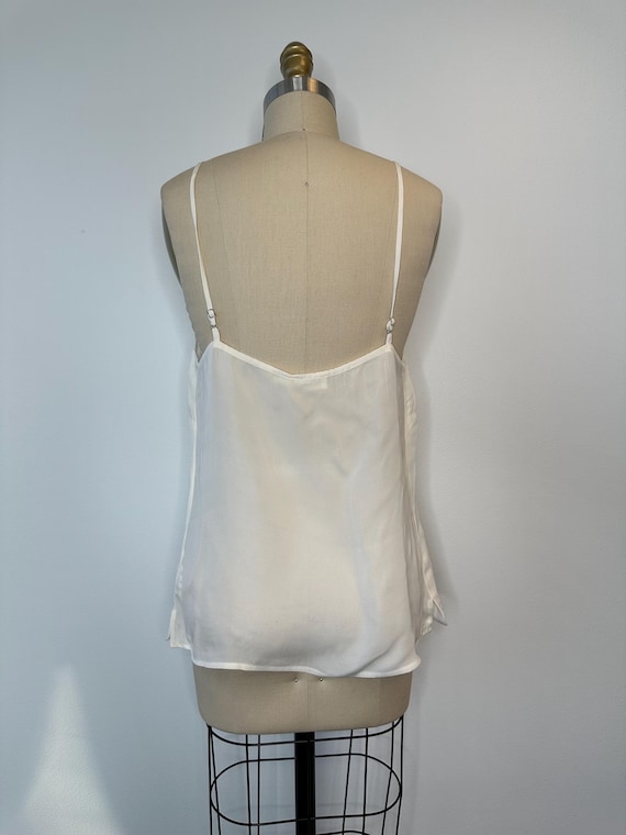 Canotta in seta avorio Italia