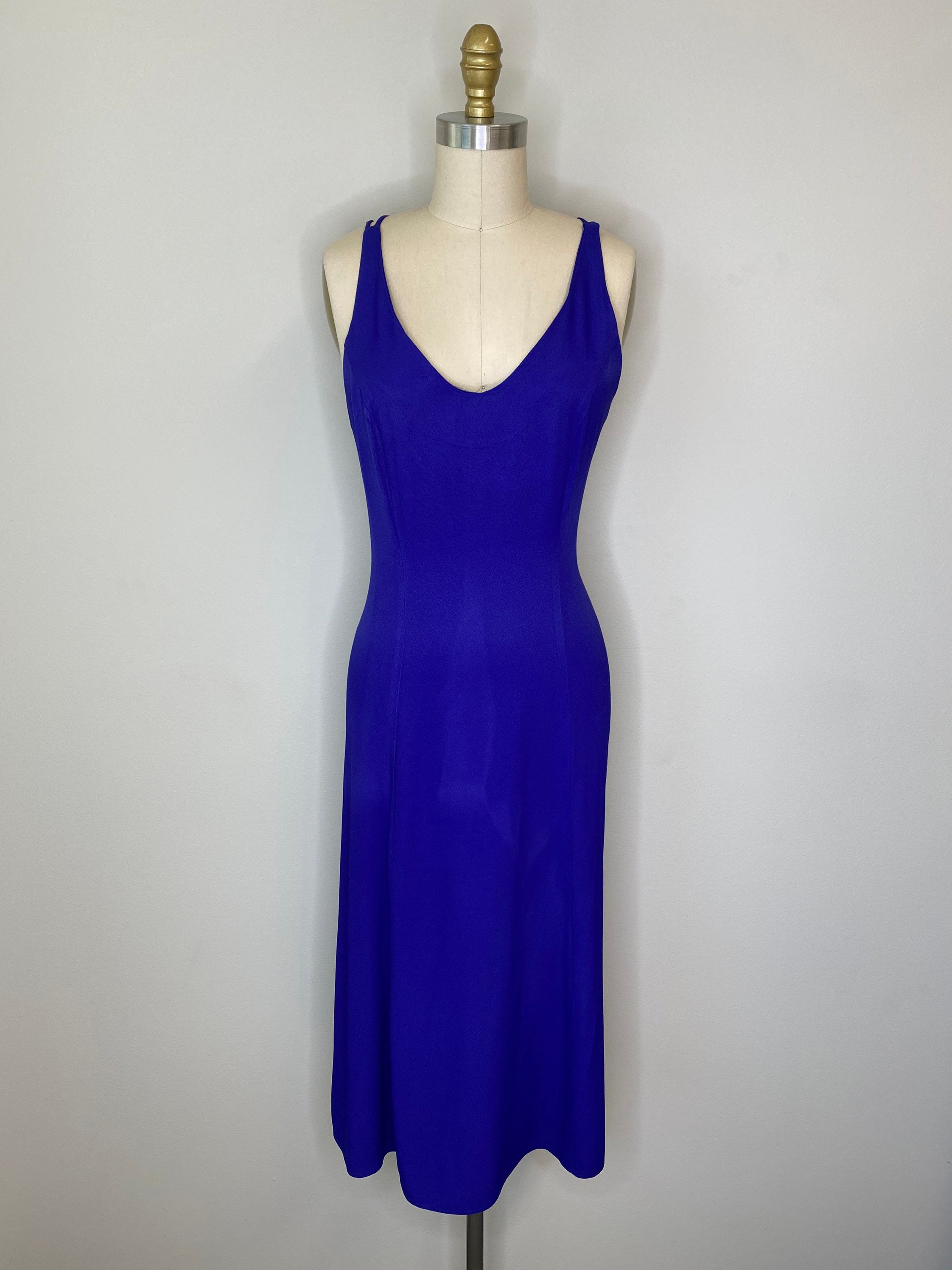 Vestido azul cobalto - Etsy México Vestido azul cobalto - Etsy México