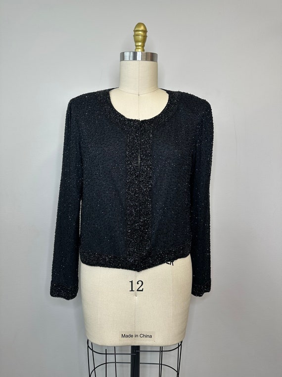 Stenay Black Beaded Blazer