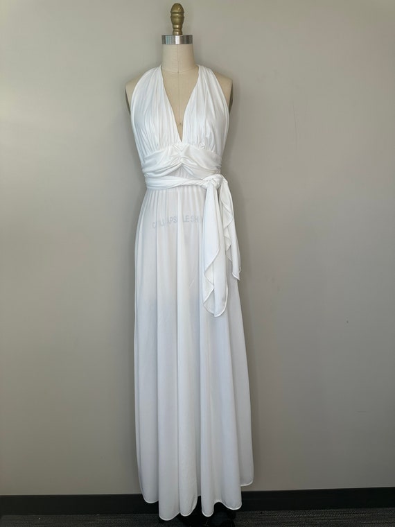 Vintage White Grecian Dress