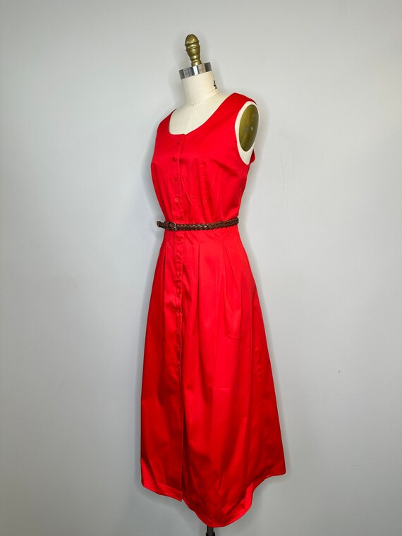 Cherry Red MIDI Dress Gem