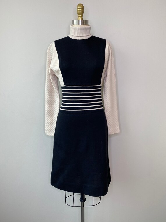 how to shorten a flared dress Petal and Pup Women's Sunni Turtleneck Midi Dress main image 0