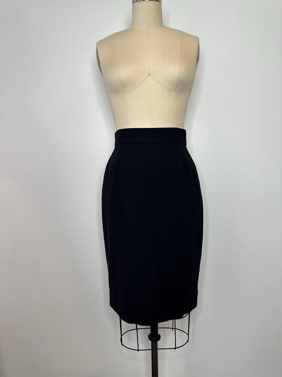 Escada, Escada Navy Straight Skirt