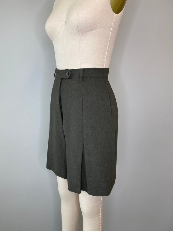 Sage Pleated Dress Shorts - image 2