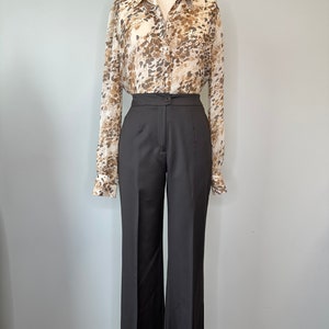 Escada Brown Wool Trousers