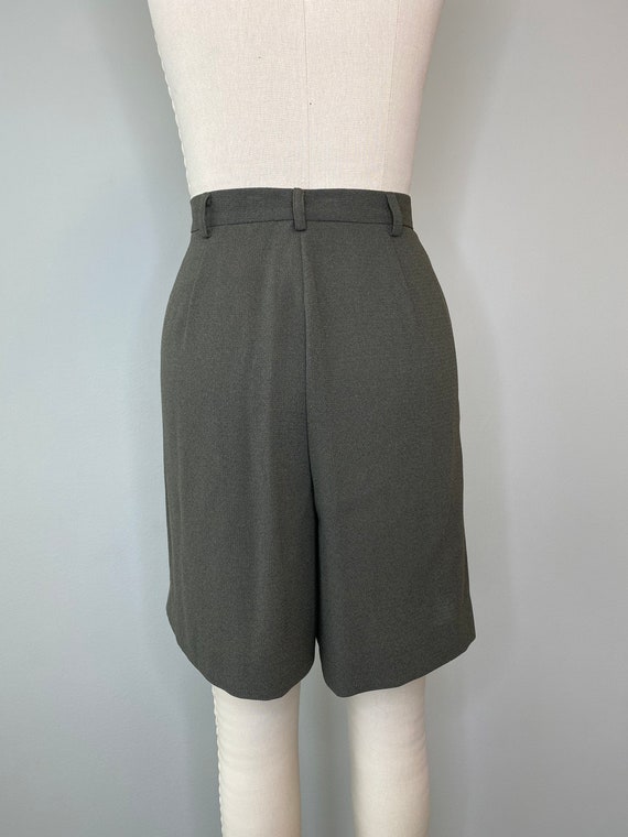 Sage Pleated Dress Shorts - image 3