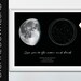 Custom Digital Star Map With Moon Phase, 20x16in, Great Personalized ...