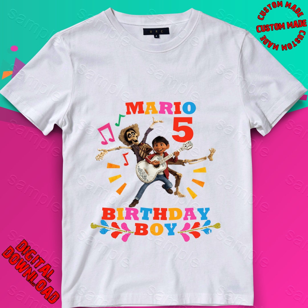 Coco Iron on Transfer, Coco Birthday Shirt DIY, Coco Printable, Coco ...