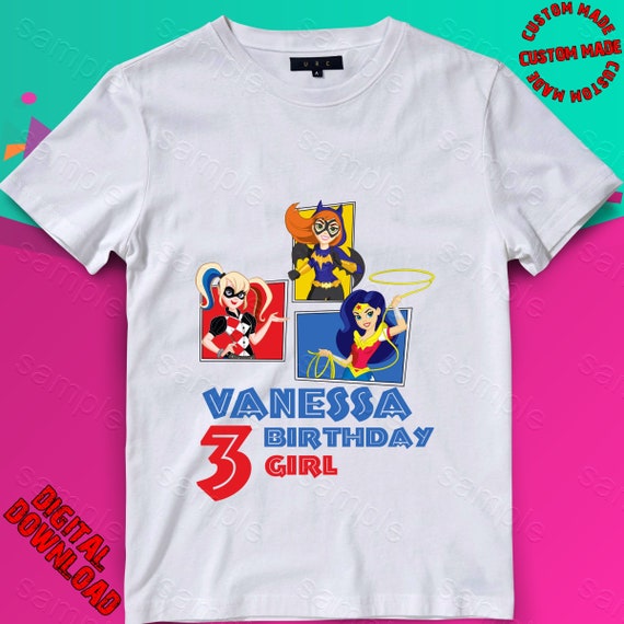 dc superhero girls shirt