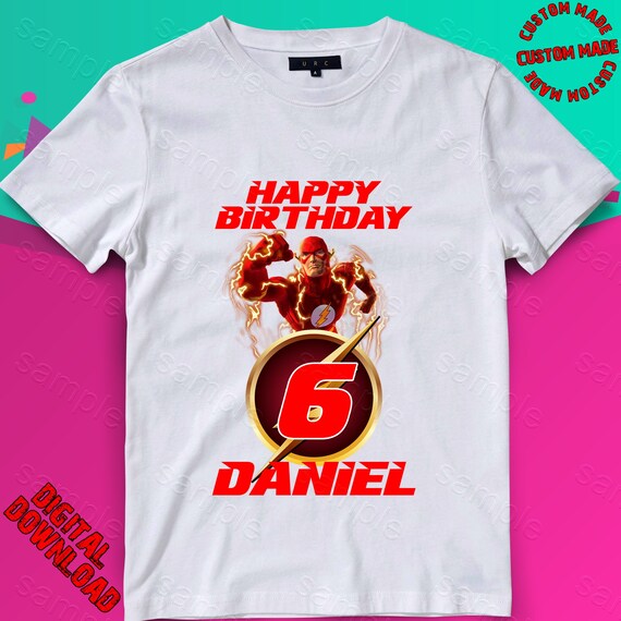 the flash birthday shirt