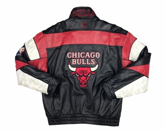 chicago bulls leather jacket