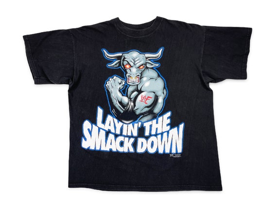 vintage the rock wwf shirt