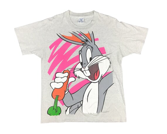 Vintage Bugs Bunny Shirt 90s Looney Tunes V7