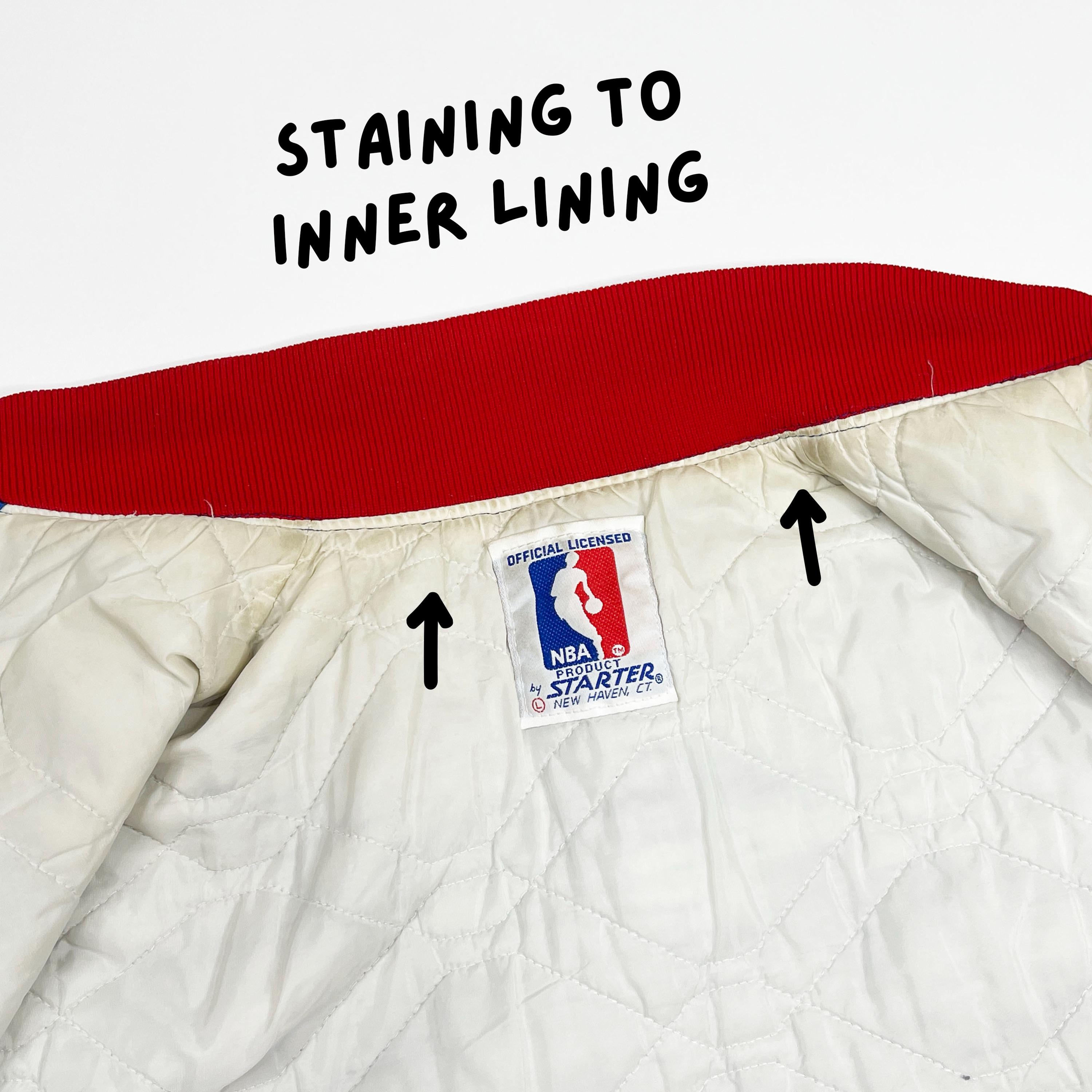 Vintage New Jersey Nets Jacket • 80s 90s NBA Starter Satin Bomber