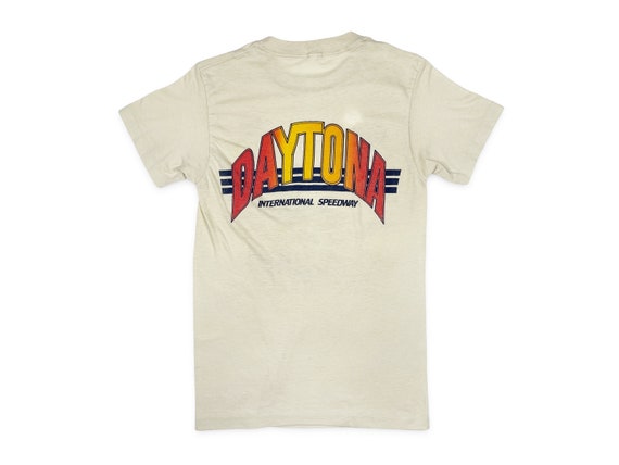 Vintage 80s Daytona 500 Shirt 1987 NASCAR Racing … - image 2