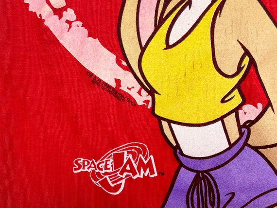 Vintage Lola Bunny Shirt 90s Space Jam Tune Squad… - image 4