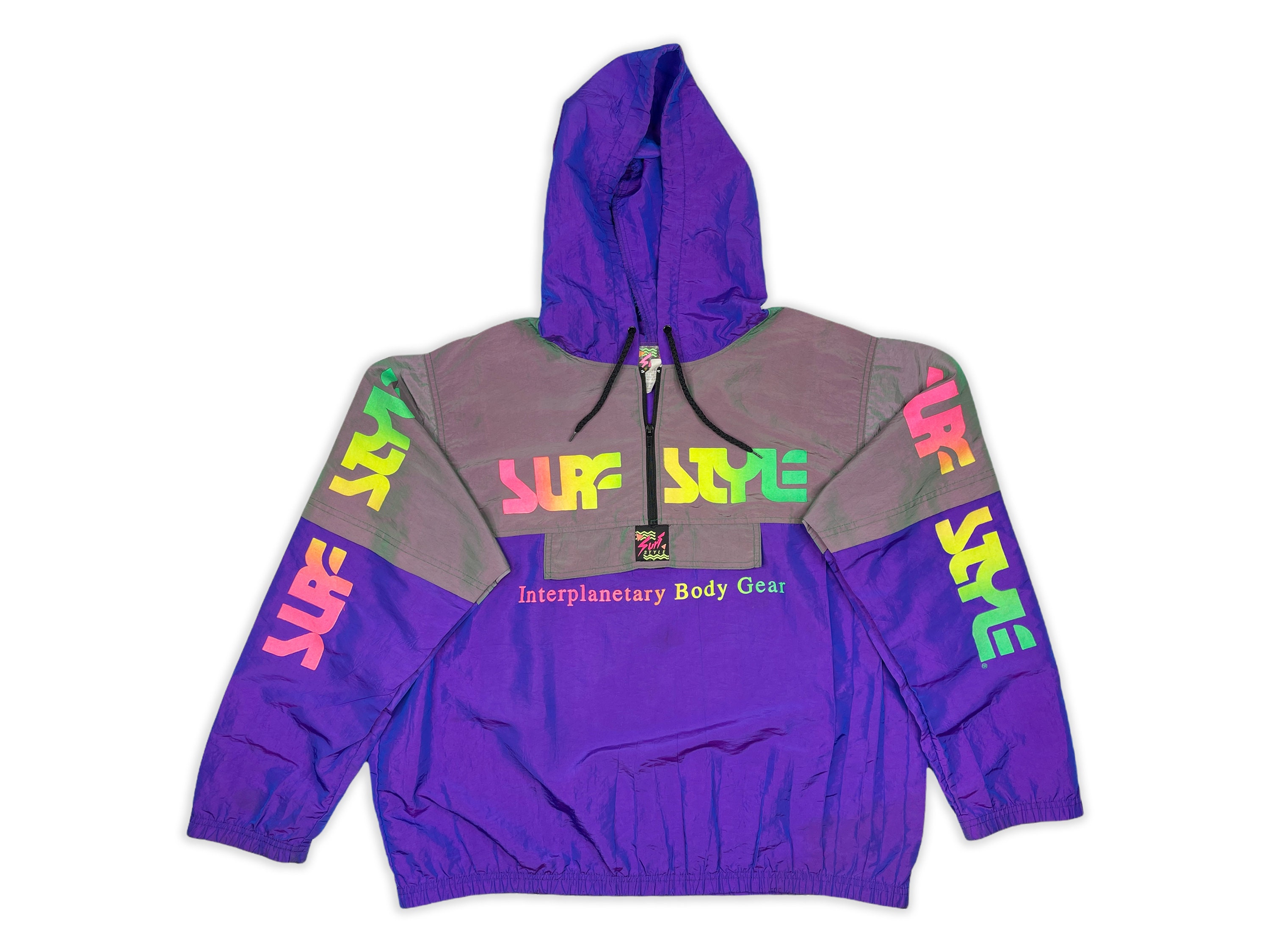 Purple and hotsell teal windbreaker