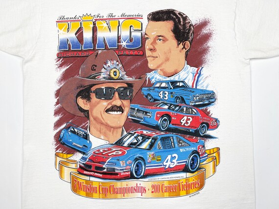 Vintage Richard Petty Shirt 90s Racing NASCAR The… - image 3