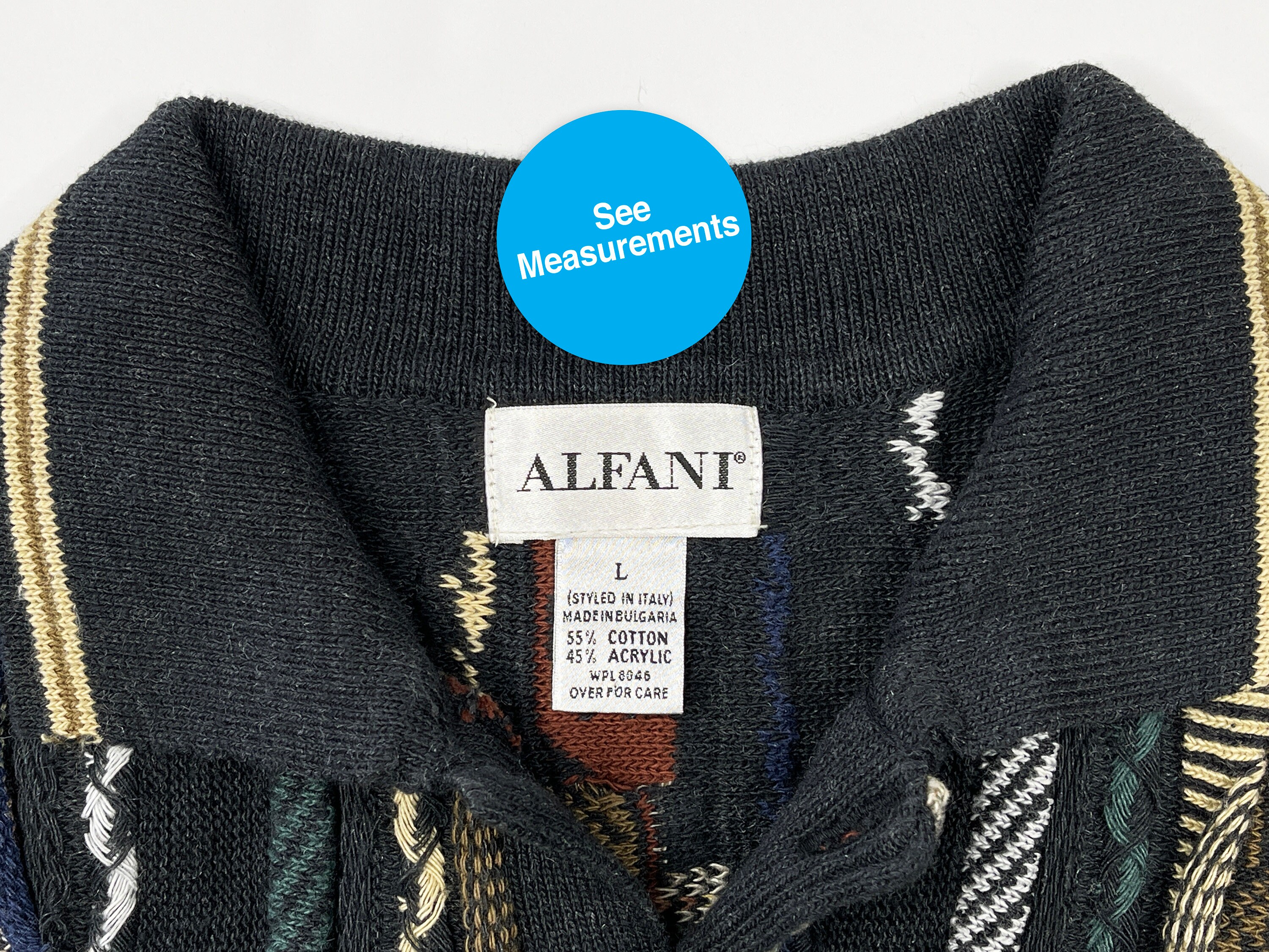 Vintage Alfani Sweater 90s Coogi Style Cosby 3D Textured Hip - Etsy Canada