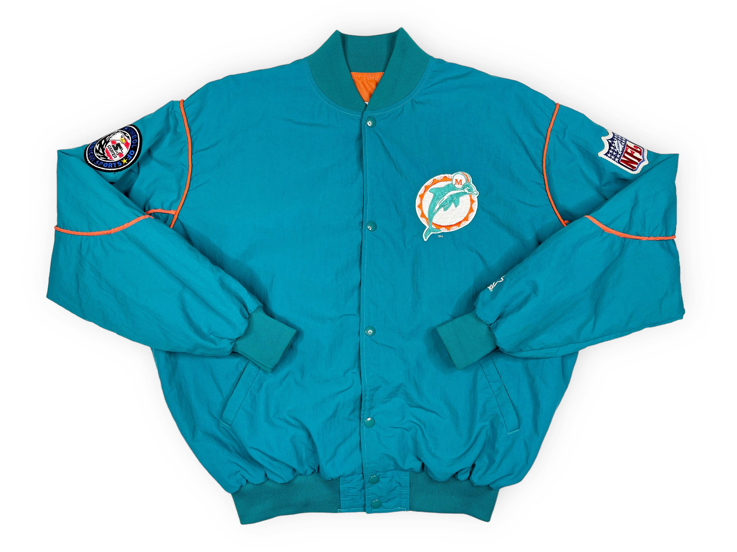 Miami dolphins track jacket hot sale
