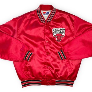 Vintage Chicago Bulls Bomber Jacket 90s NBA Michael Jordan