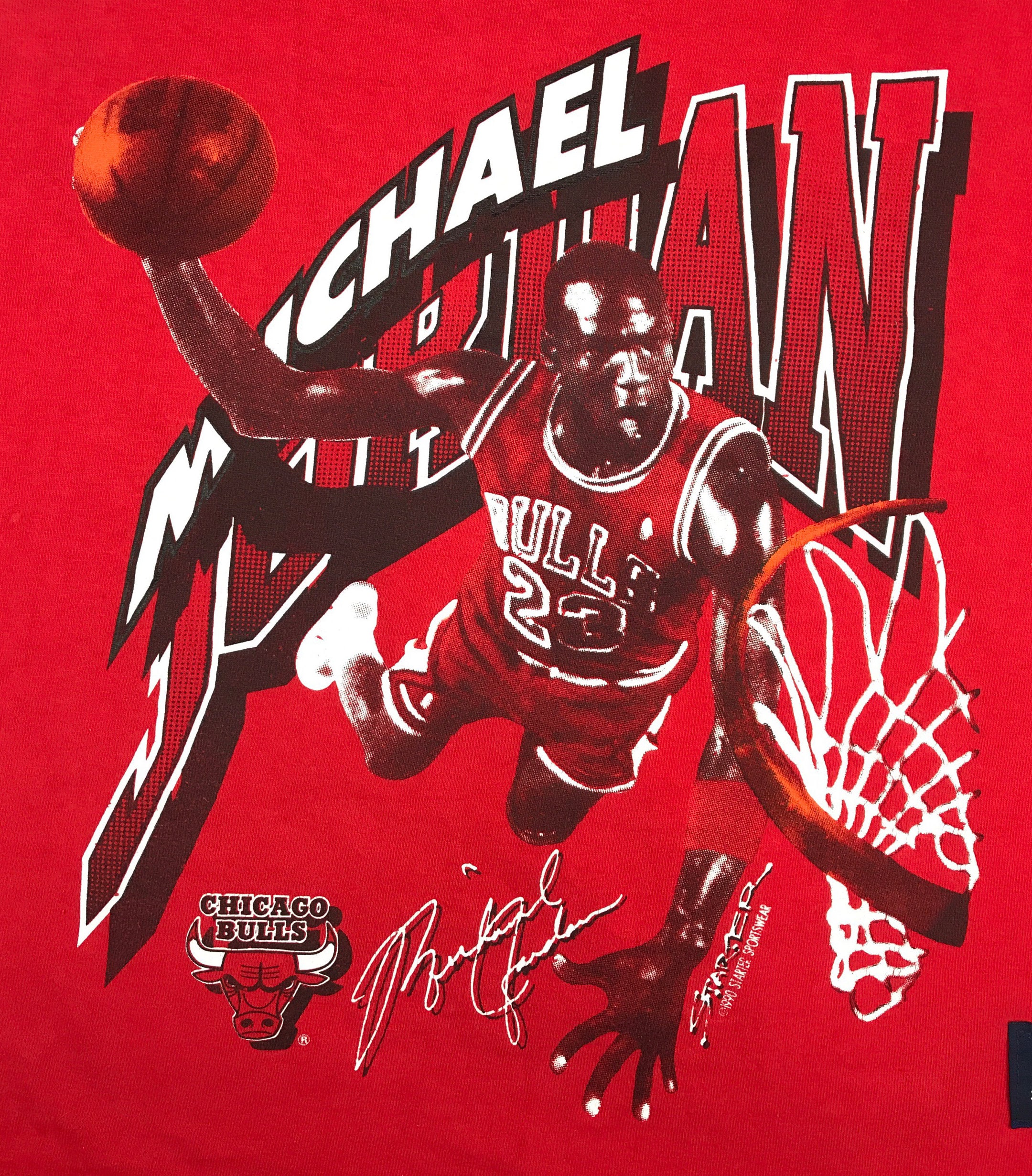 Vintage Michael Jordan Tank Top 90er Chicago Bulls Starter NBA Etsy.de