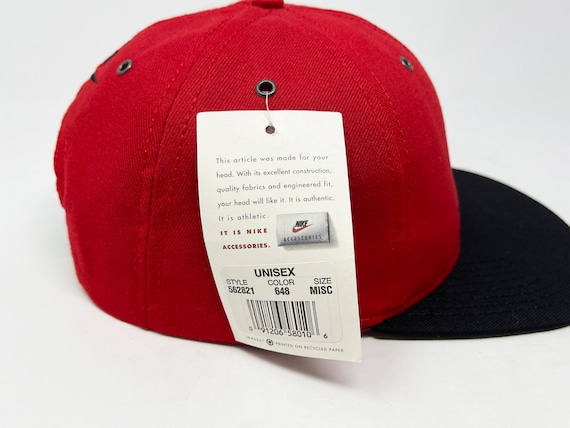 Vintage Nike Air Jordan Hat 90s Snapback Cap Jump… - image 9