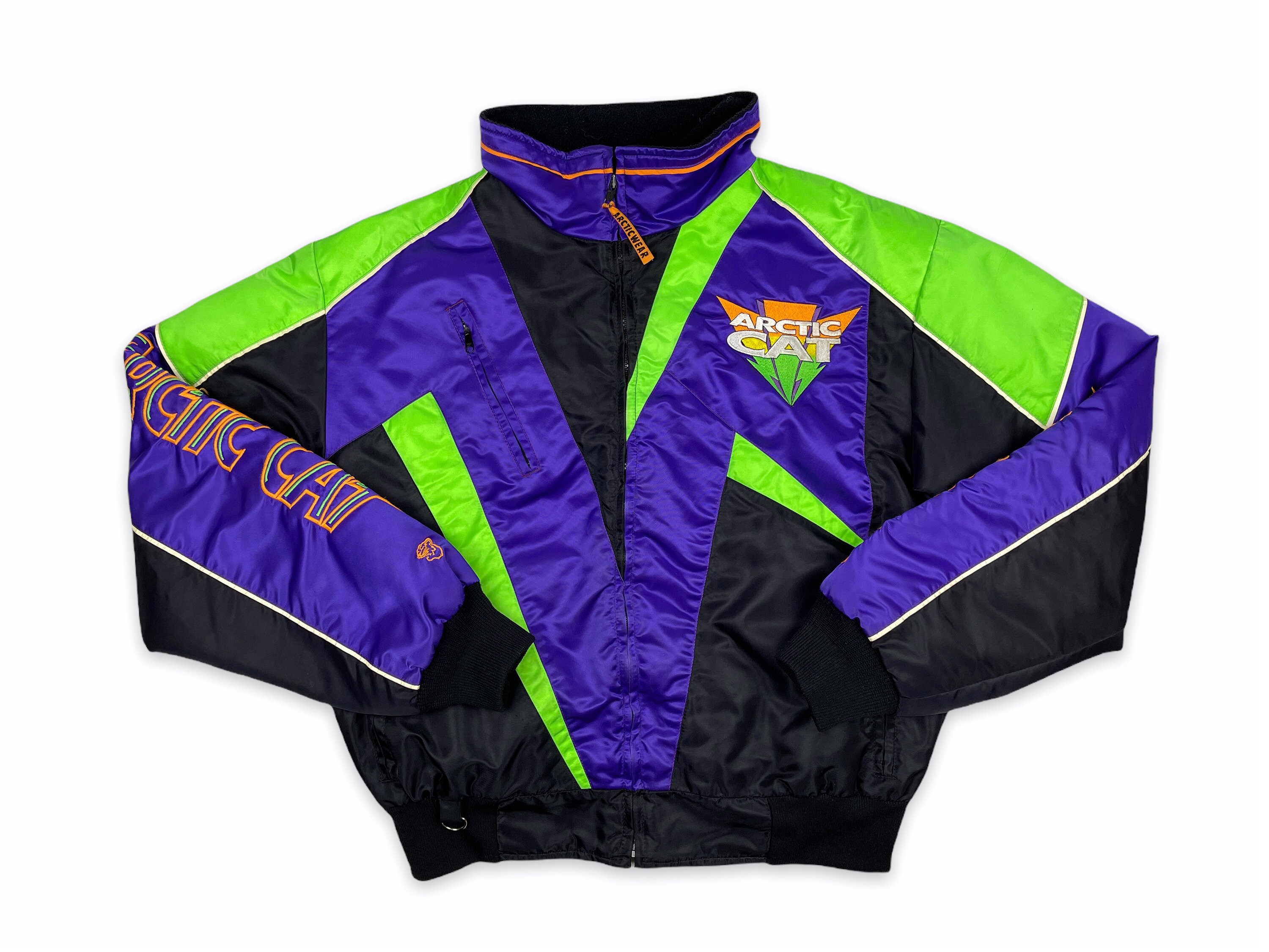 Vintage Arctic Cat Snowmobiling Jacket Winter Coat 90s Etsy