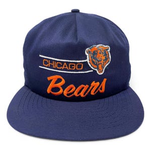 Vintage Chicago Bears Hat • 90s NFL Snapback Cap • ANNCO Split Bar