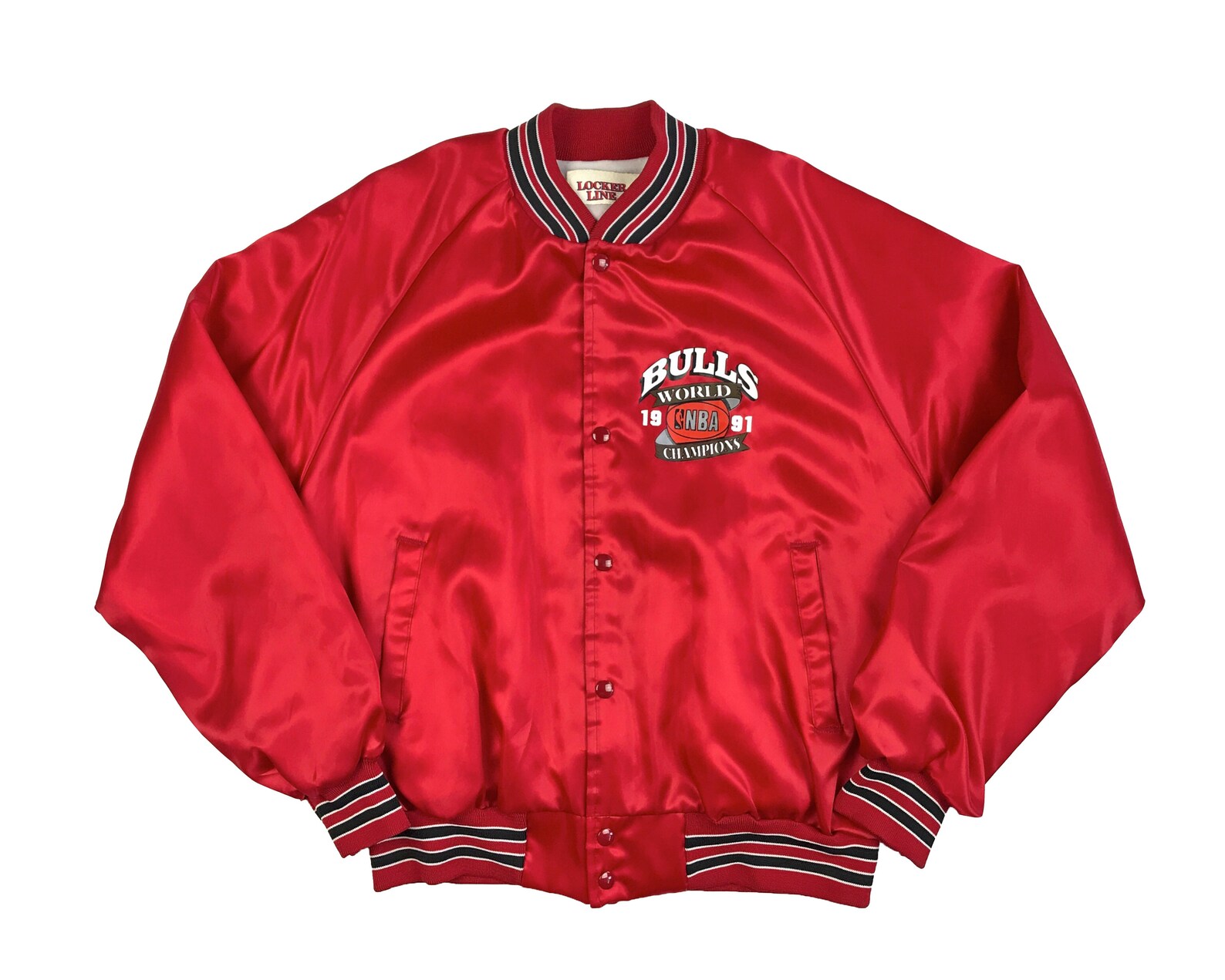 Vintage Chicago Bulls Bomber Jacket 1991 World Champions NBA | Etsy