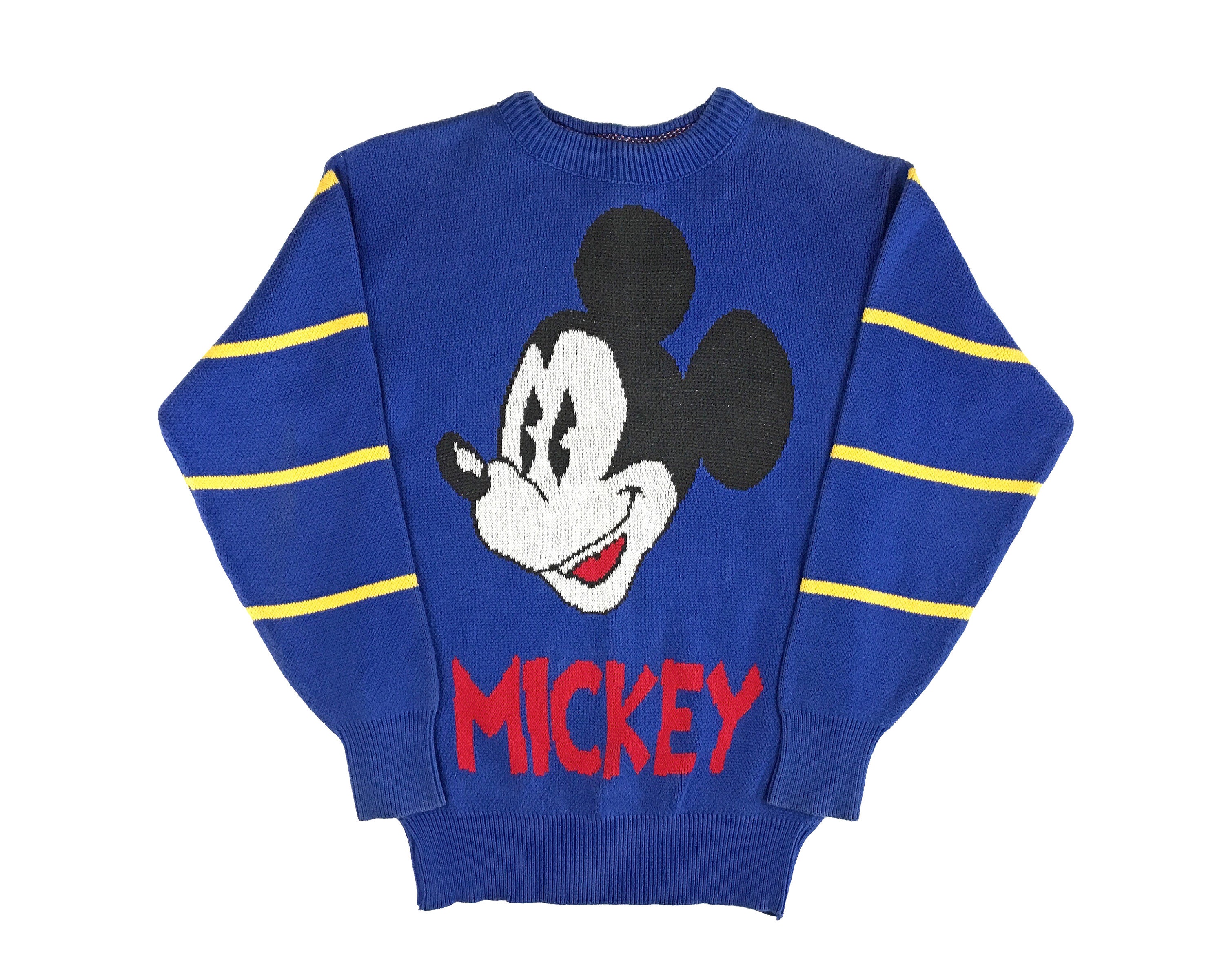 Vintage Mickey Mouse Sweater Acrylic Disney 90s Clothing - Etsy