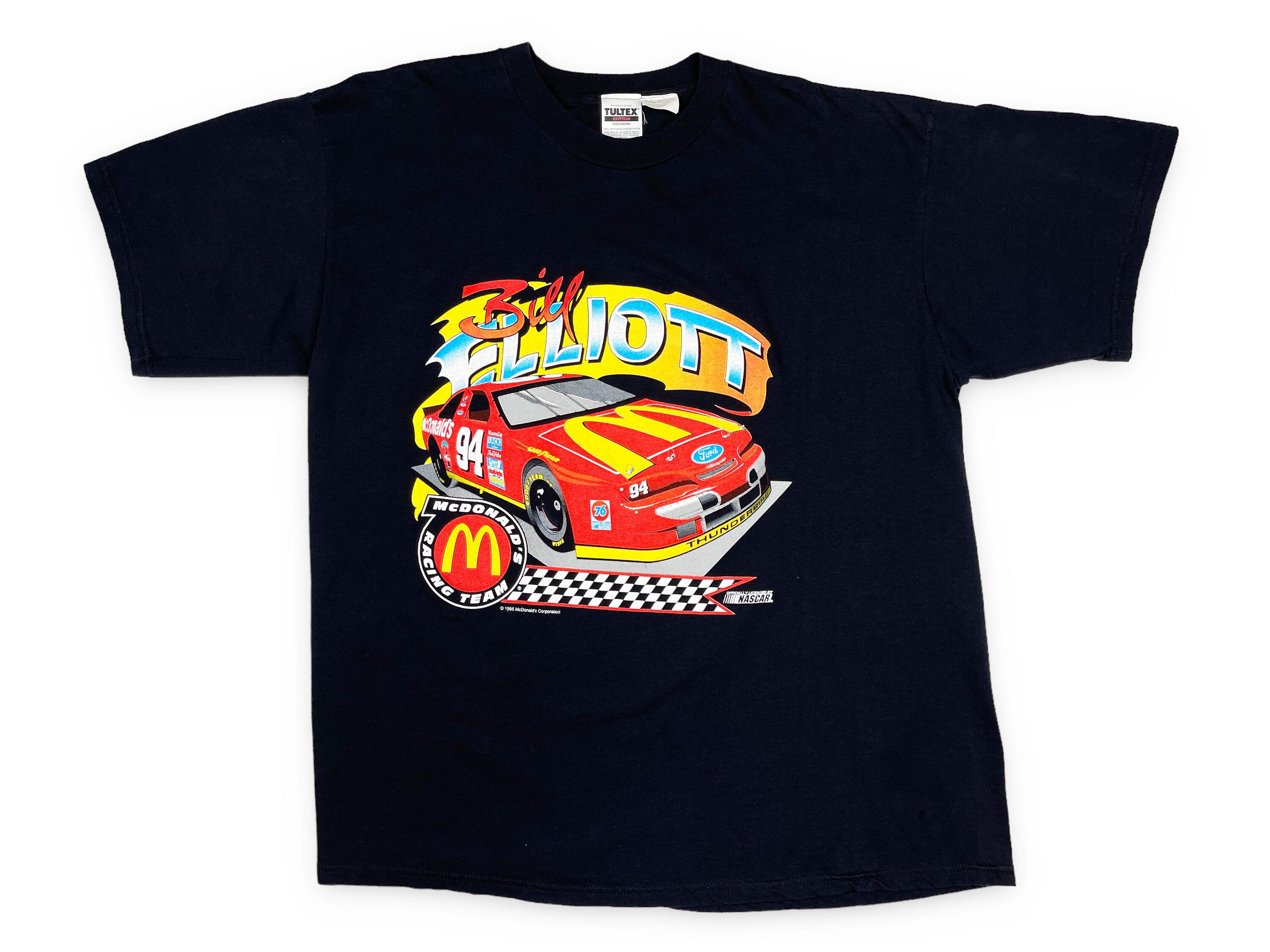 Vintage NASCAR Bill Elliott Shirt 90s Mcdonalds Racing V5 - Etsy