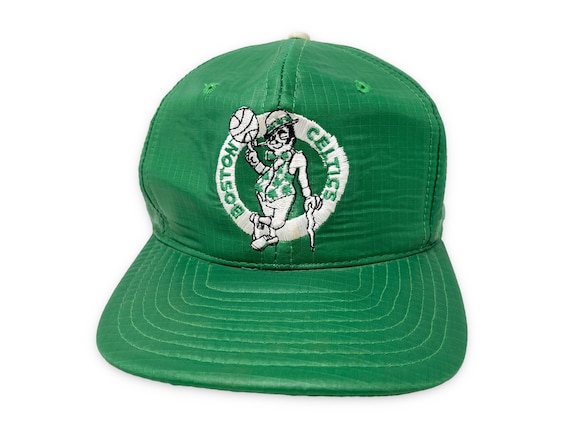 Vintage NBA Boston Celtics Corduroy Snapback Hat Rare Korea