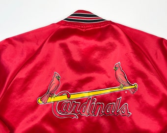Vintage St Louis Cardinals Bomber Jacket 80s Chalk Line MLB Vintage St Louis Cardinals Bomber Jacket 80s Chalk Line MLB