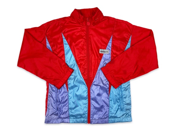Vintage Adidas Windbreaker Jacket 90s Colorful R3 - Etsy Canada