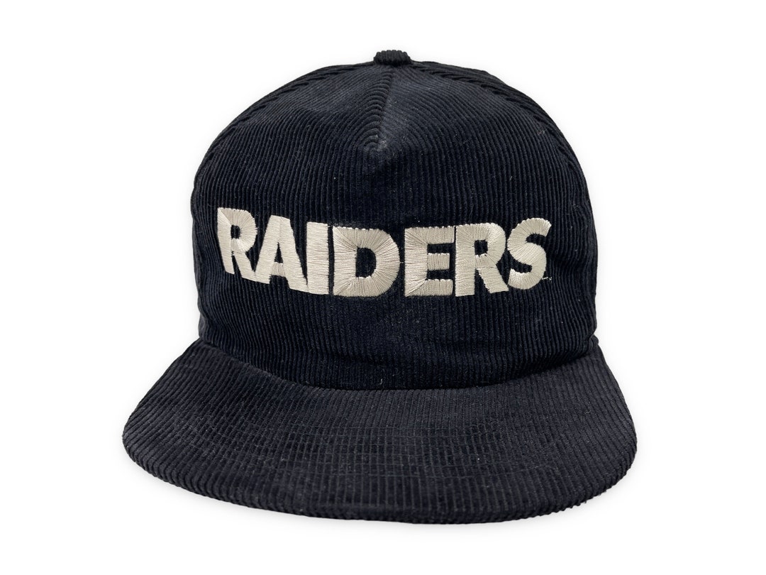Retro Raider Vintage Oakland Raiders Hat 80s 90s Corduroy Snapback Cap - Etsy