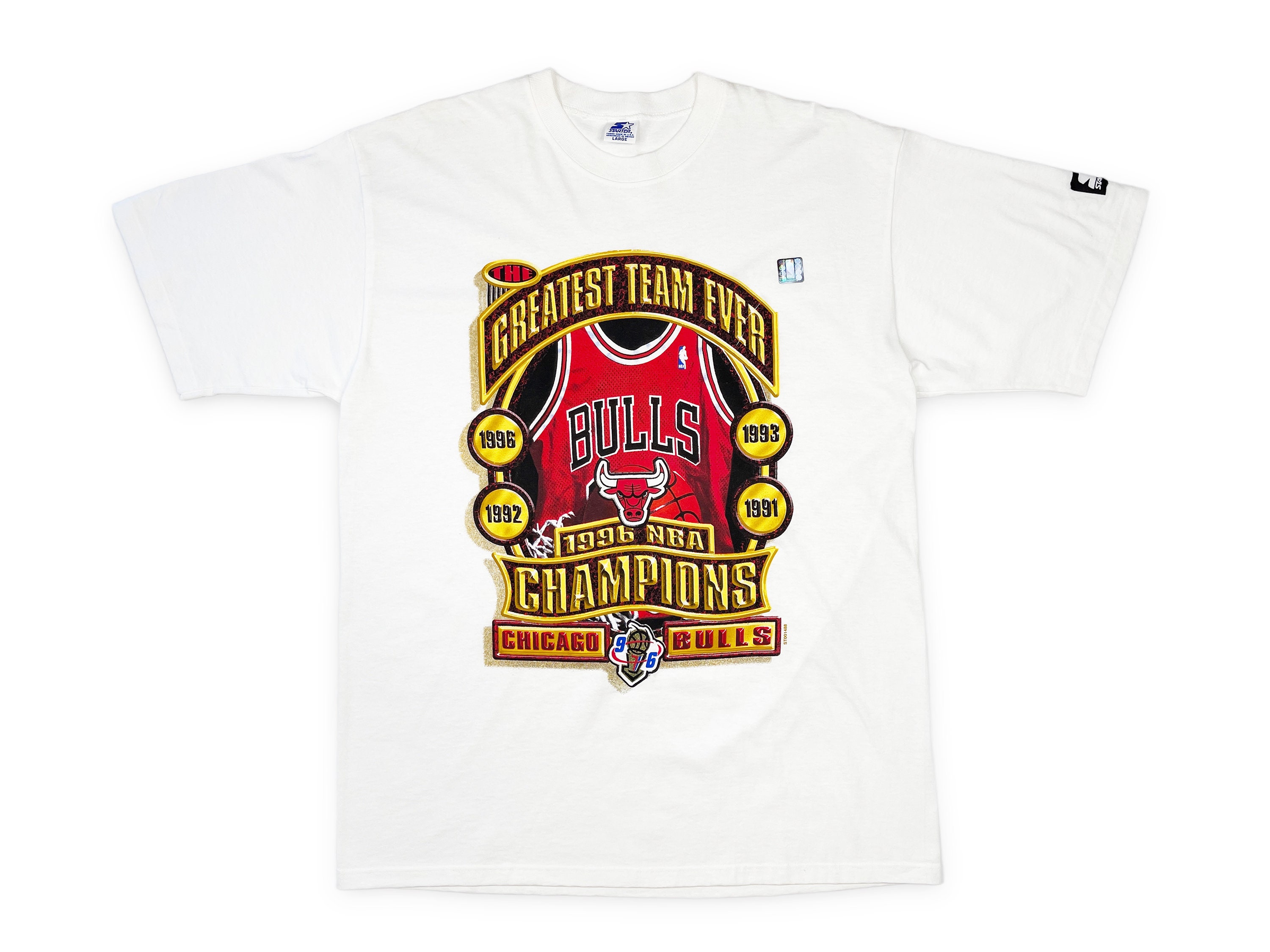 Vintage 80s Chicago Bulls Champion T-shirt XL Deadstock NBA