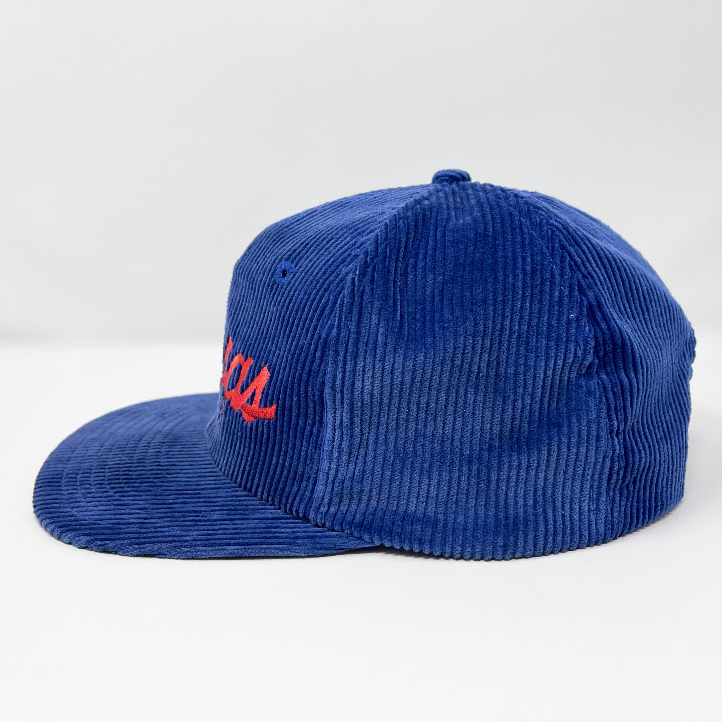 Vintage Kansas Jayhawks Hat • 90s Script Corduroy Snapback Cap • Twins ...